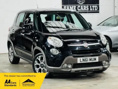 Used Fiat 500L Trekking 85 HP (62 kW) 2015 Black MPV