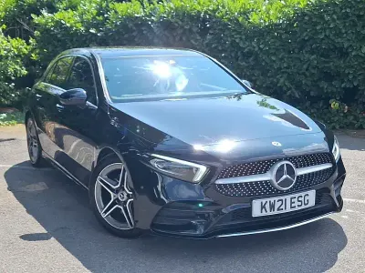 Used Mercedes A220 AMG Line Premium Plus 190 HP (139 kW) 2021 Black Hatchback
