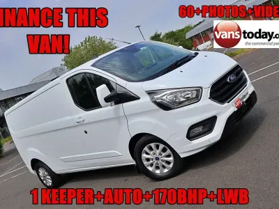 Used Ford Transit Custom Limited 170 HP (125 kW) 2023 White Van