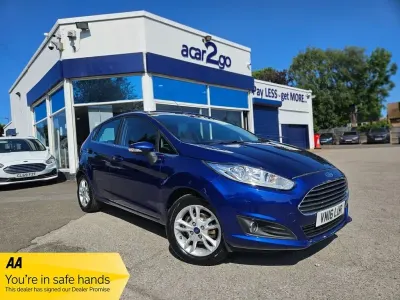 Used Ford Fiesta Zetec 82 HP (60 kW) 2016 Blue Hatchback