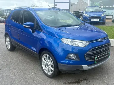 Used Ford Ecosport Titanium 95 HP (69 kW) 2017 Blue SUV