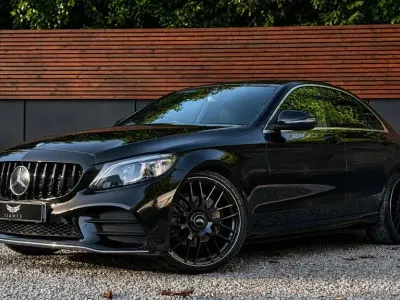 Used Mercedes C300 AMG line 2020 Black Sedan