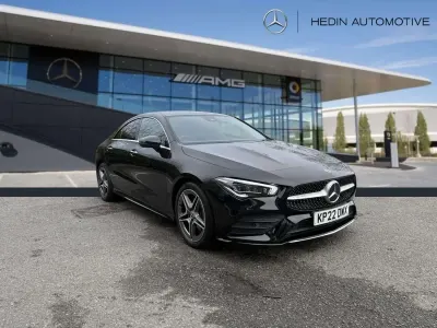 Begagnad Mercedes CLA250 AMG Line Premium Plus 224 HK (164 kW) 2022 Svart Sedan