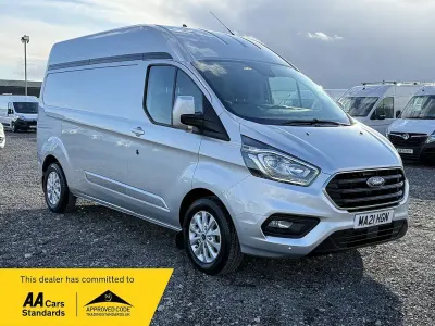 Begagnad Ford Transit Custom Limited 2021 Silver Van
