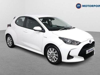 Used Toyota Yaris Hybrid 2021 White Hatchback