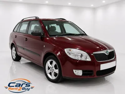 Used Skoda Fabia 2009 Maroon Estate