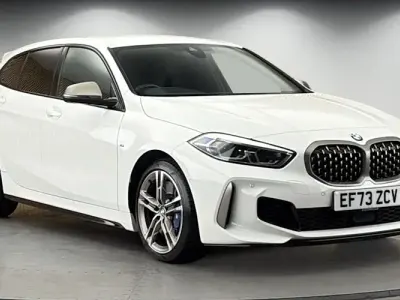 Used BMW M135 Comfort Edition 306 HP (225 kW) 2023 Alpine white Hatchback