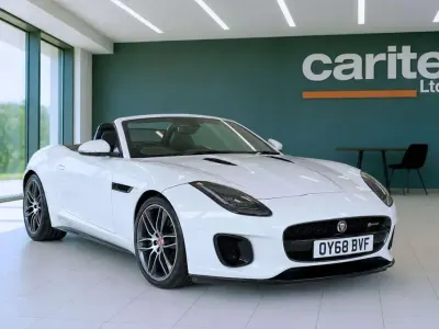 Used Jaguar F-Type R-Dynamic 380 HP (279 kW) 2018 White Cabriolet