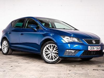 Used Seat Leon SE Dynamic 110 HP (80 kW) 2017 Blue Hatchback