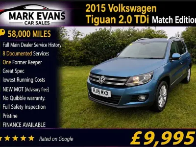 Used VW Tiguan Match 2015 Blue SUV