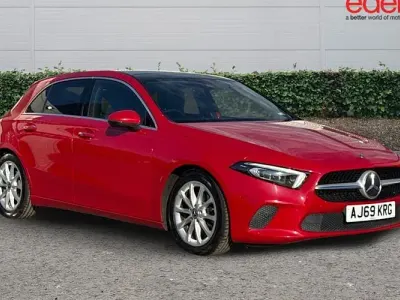 Used Mercedes A180 Premium Plus 116 HP (85 kW) 2020 Red Hatchback