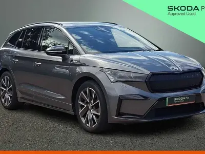 Used Skoda Enyaq iV SportlinePlus 210 kW (286 HP) 2024 Grey SUV