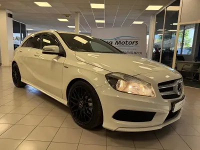 Used Mercedes A200 AMG 136 HP (100 kW) 2014 White Hatchback