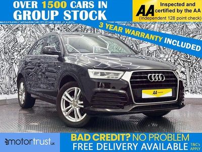 Used Audi Q3 S-Line 150 HP (110 kW) 2016 Black SUV