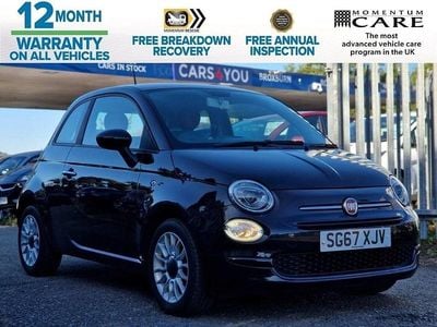 Used Fiat 500 Pop Star 69 HP (50 kW) 2017 Black Hatchback