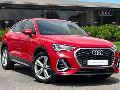 Used Audi Q3 S-Line 150 HP (110 kW) 2021 Red SUV