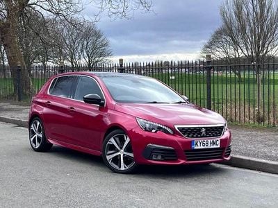 Used Peugeot 308 GT-line 130 HP (95 kW) 2018 Red Hatchback