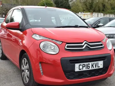 Used Citroën C1 Feel 82 HP (60 kW) 2016 Red Hatchback