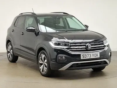 Used VW T-Cross Black Edition 95 HP (69 kW) 2023 Black SUV
