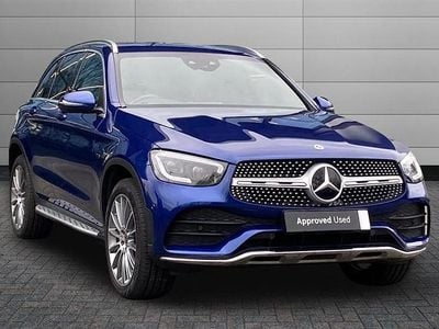 Used Mercedes GLC300 AMG Line Premium 306 HP (225 kW) 2020 Brilliant blue Estate