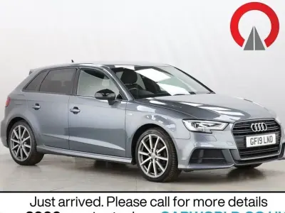 Używany Audi A3 Black Edition 150 KM (110 kW) 2019 Szary Sedan/Limuzyna