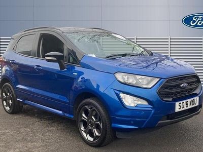 Blue Used 2018 Ford Ecosport ST-Line SUV | £8,588 (Fair price)