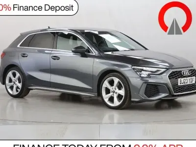 Used Audi A3 S-Line 150 HP (110 kW) 2023 Grey Sedan