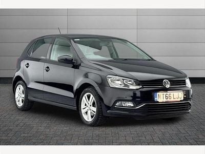 Used VW Polo Match 60 HP (44 kW) 2016 Black Hatchback