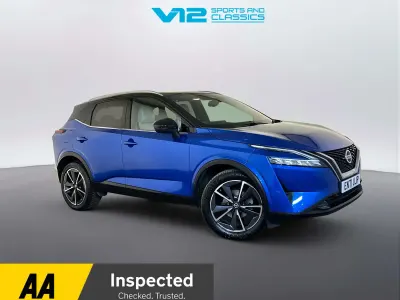 Used Nissan Qashqai Tekna 158 HP (116 kW) 2021 Blue SUV