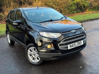 Black Used 2015 Ford Ecosport Zetec SUV | £5,295 (Fair price)