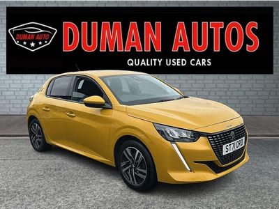 Used Peugeot 208 Allure 100 HP (73 kW) 2021 Yellow Hatchback
