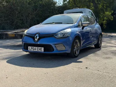 Used Renault Clio GT-Line 120 HP (88 kW) 2014 Blue Hatchback