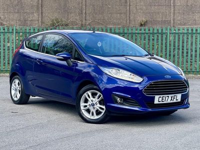 Used Ford Fiesta Zetec 82 HP (60 kW) 2017 Blue Hatchback