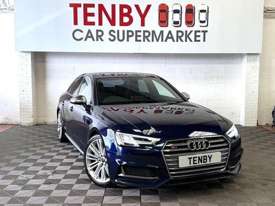 Begagnad Audi A4 Advanced 354 HK (260 kW) 2018 Blå Sedan