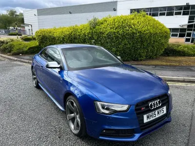 Used Audi S5 Black Edition 333 HP (244 kW) 2015 Blue Coupe