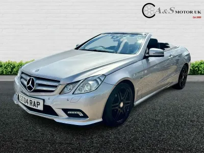 Used Mercedes E220 168 HP (123 kW) 2011 Silver Cabriolet