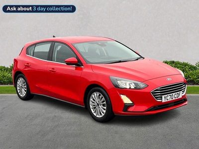 Used Ford Focus Titanium 125 HP (91 kW) 2020 Red Hatchback