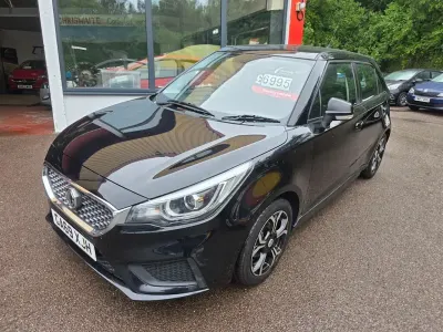 Used MG MG3 Excite 106 HP (77 kW) 2019 Black Hatchback