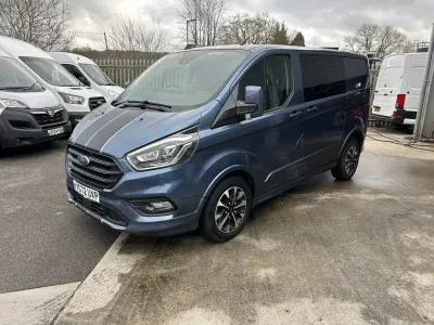Usado Ford Transit Custom Sport 170 CV (125 kW) 2022 Azul Van