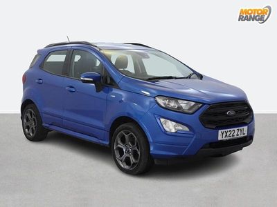 Blue Used 2022 Ford Ecosport ST-Line SUV | £11,395 (Fair price)