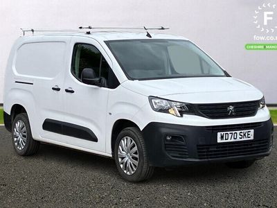 used Peugeot Partner LONG DIESEL 850 1.5 BlueHDi 100 Professional Crew Van [Cruise control with programmable speed limiter,Electric front windows with one touch operation,Electrically folding door mirrors with temperature sensor]