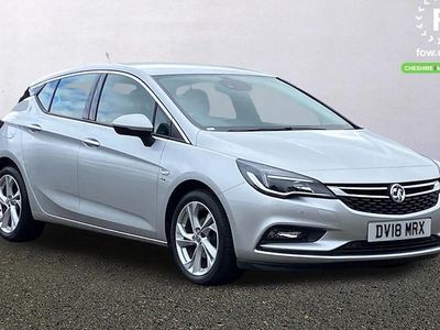 Used Vauxhall Astra SRi 150 HP (110 kW) 2018 Silver Hatchback