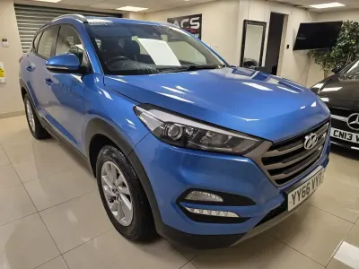 Używany Hyundai Tucson SE 116 KM (85 kW) 2016 Niebieski SUV