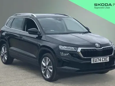 Gebraucht Skoda Karoq SE L 150 PS (110 kW) 2024 Schwarz SUV