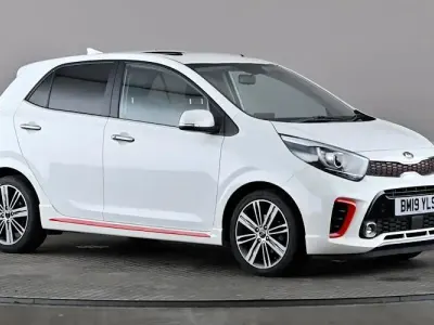 Used Kia Picanto GT-Line S 101 HP (74 kW) 2019 White Hatchback