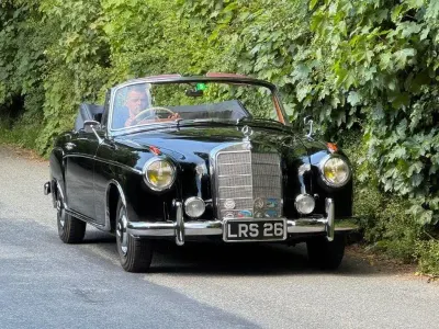Used Mercedes 220 1958 Black Cabriolet