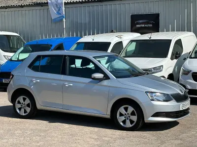 Used Skoda Fabia SE 90 HP (66 kW) 2015 Silver Hatchback