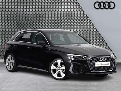 Used Audi A3 S-Line 147 HP (108 kW) 2023 Black Sedan