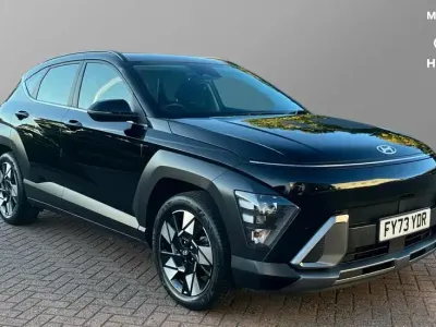 Used Hyundai Kona Advanced 141 HP (103 kW) 2023 Abyss black SUV