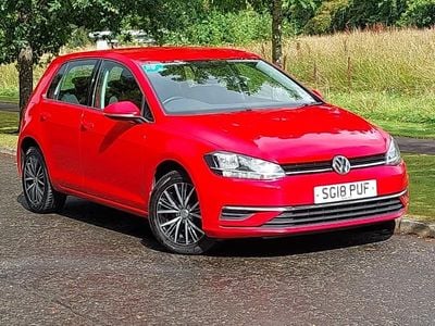 Red Used 2018 VW Golf VII SE Hatchback | £10,998 (Good price)